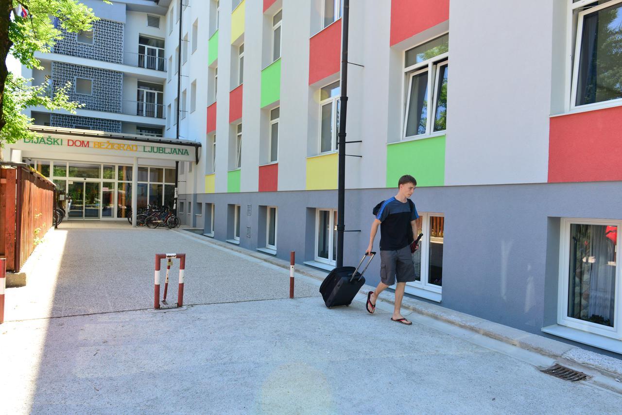 Dijaski Dom Bezigrad Ljubljana Hostel Bagian luar foto